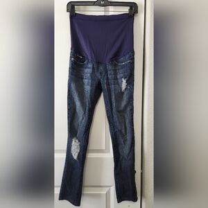 Pinkblush Blue Skinny Maternity Jeans